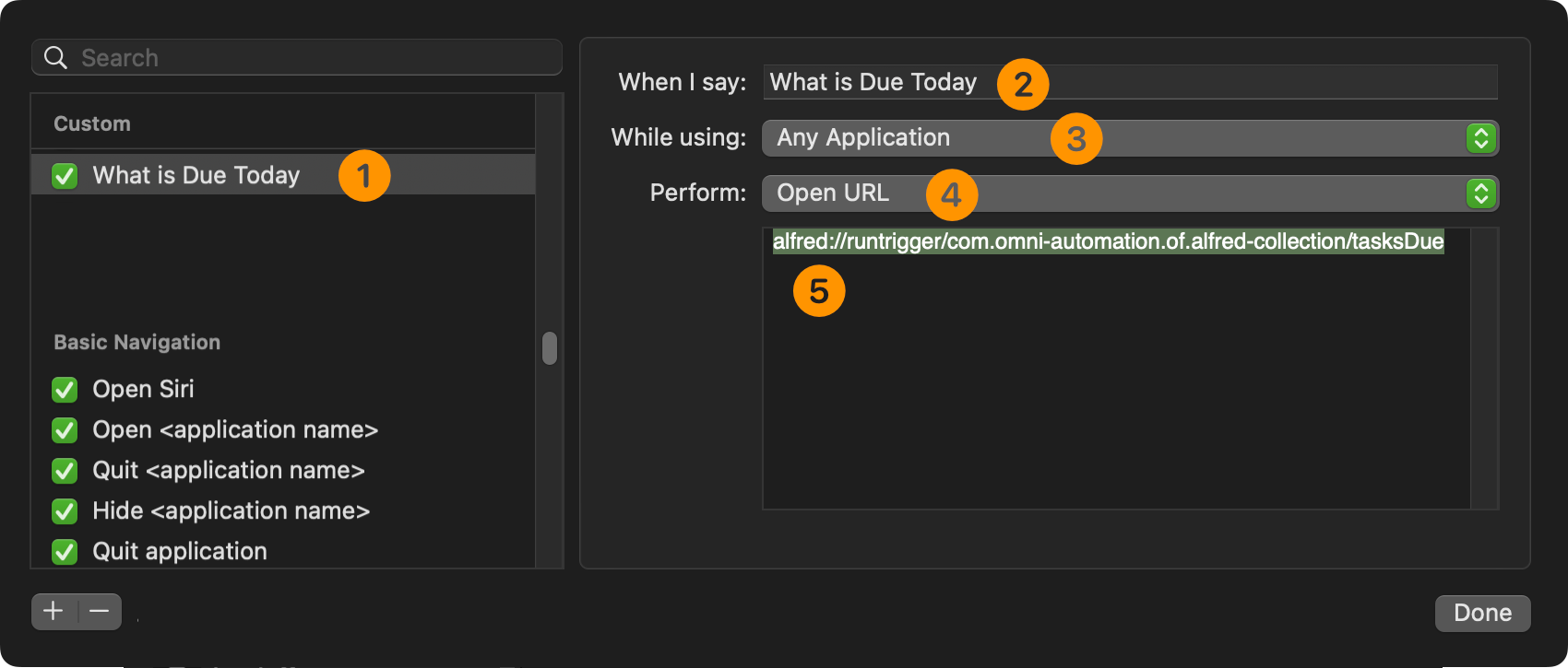 The “What is due today?” Voice Control Command