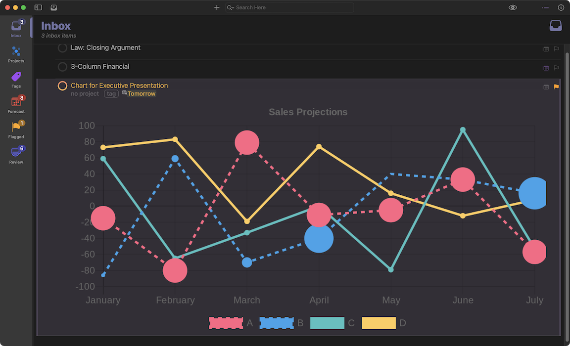 Generated Chart as an inline Attachment