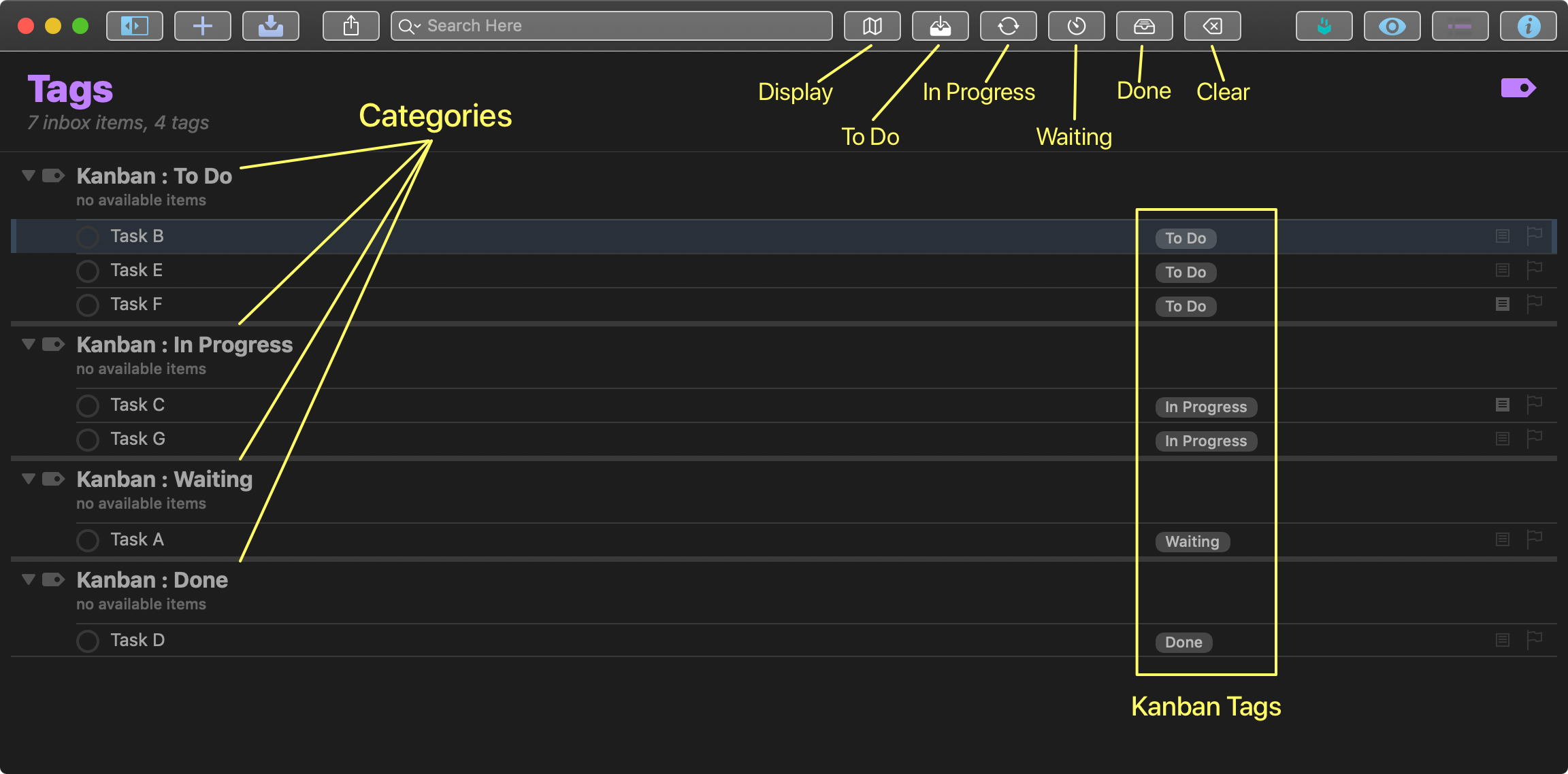 Kanban Board Interface