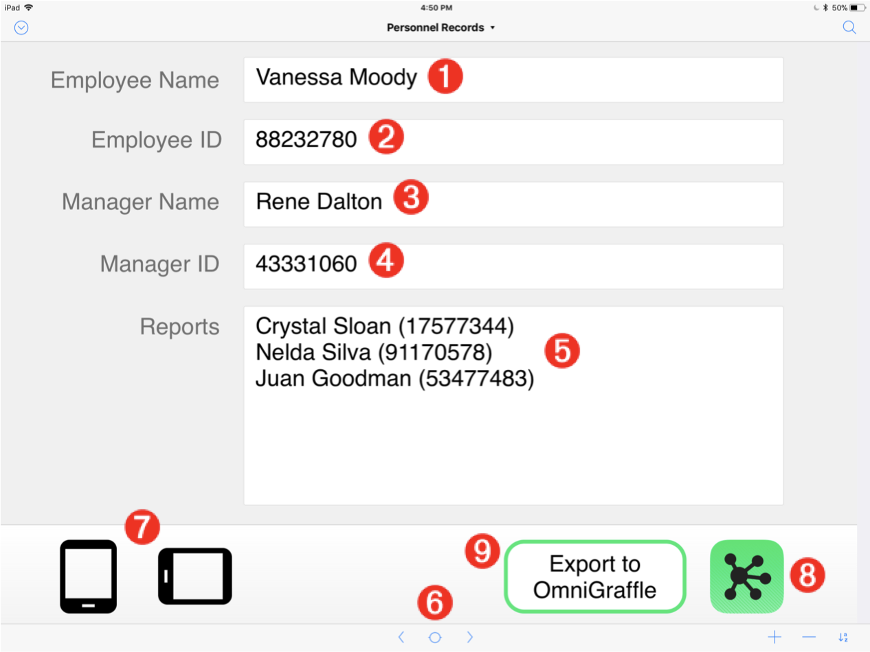 FileMaker script for generating JSON for current record