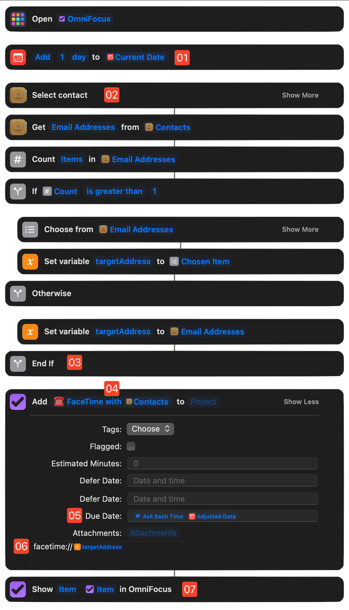 Shortcut Workflow