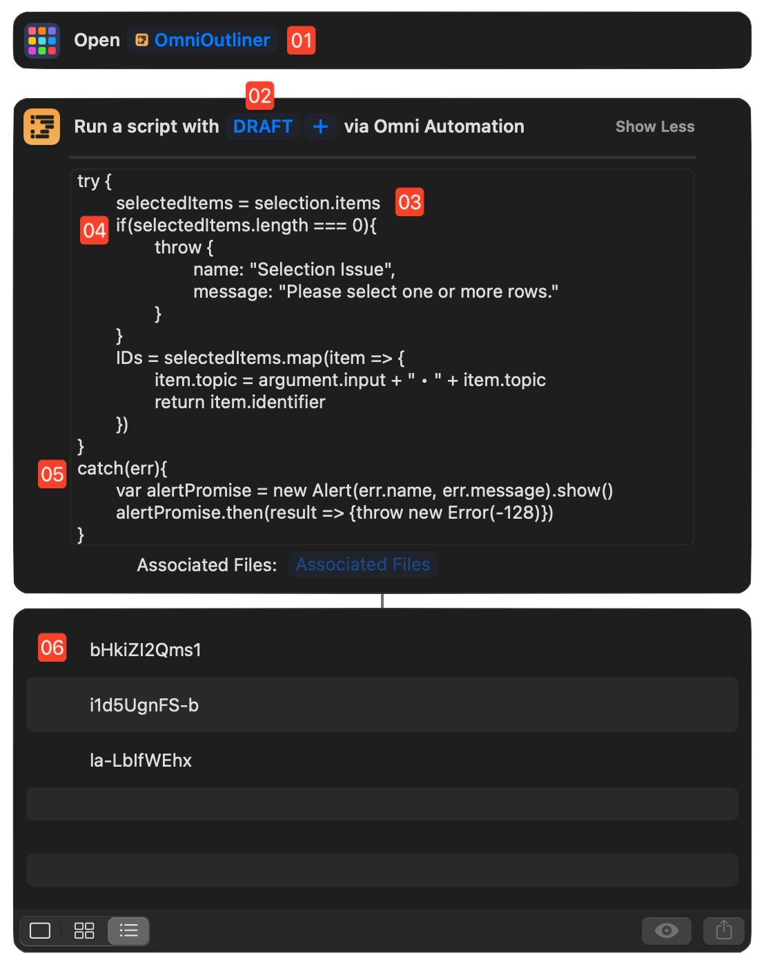 mark-selected-rows-as-DRAFT