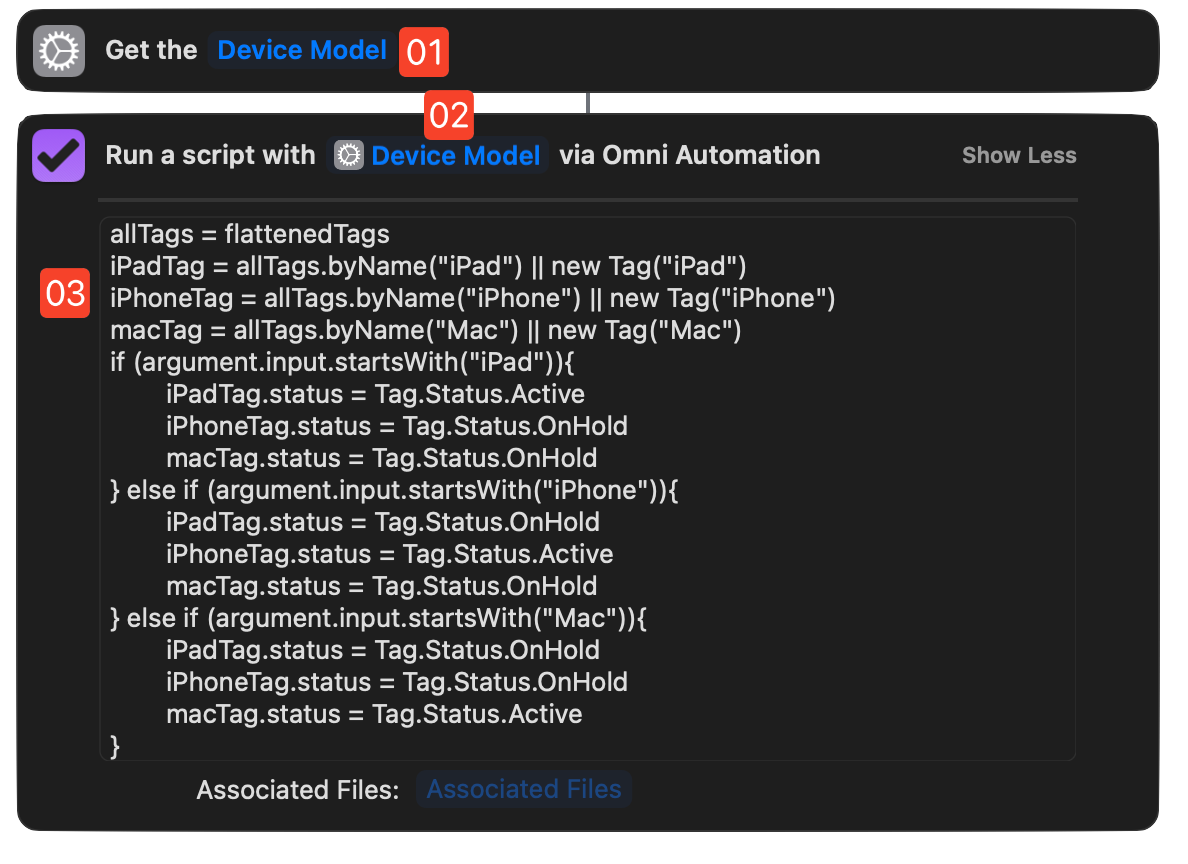 Setting Shortcut Automation