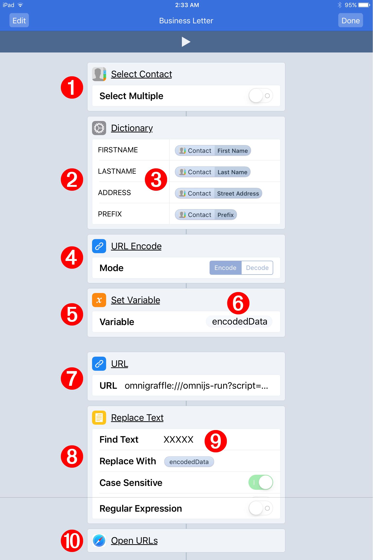 Business Letter Workflow